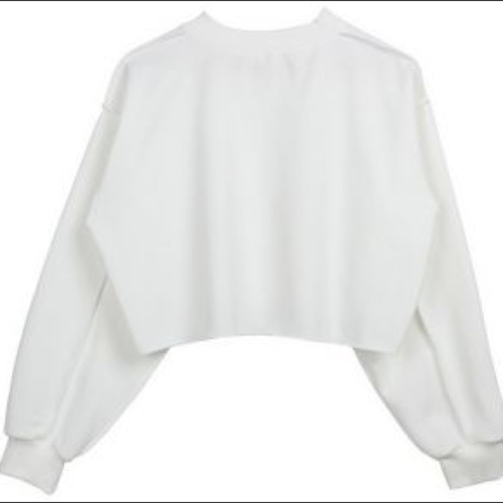 Cropped forever 21 sweat shirt